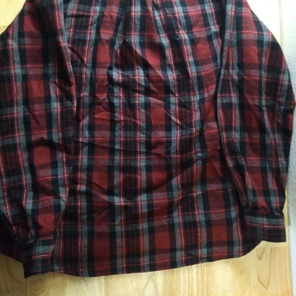 Vintage 90s L.L. Bean Wool Flannel Button Down Shirt - Picture 5 of 9